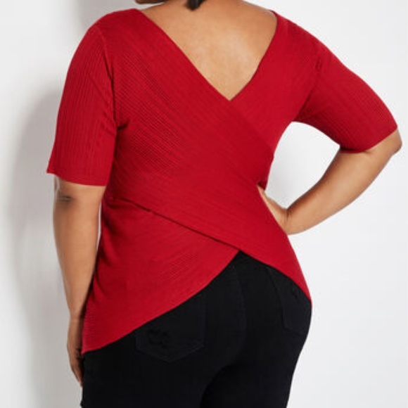 REVERSIBLE CROSSOVER SWEATER - Picture 2 of 4